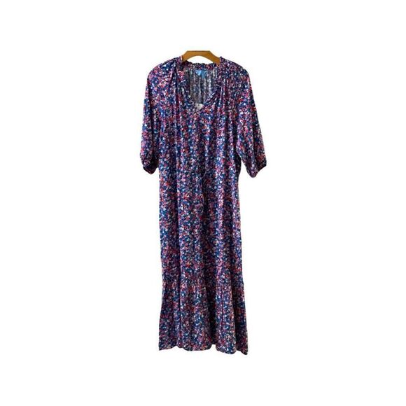 Draper James Martina Popover Dress in Spring Ditsy Floral - Picture 6 of 6